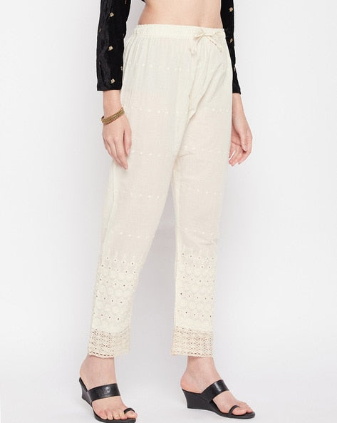 Embroided palazoos