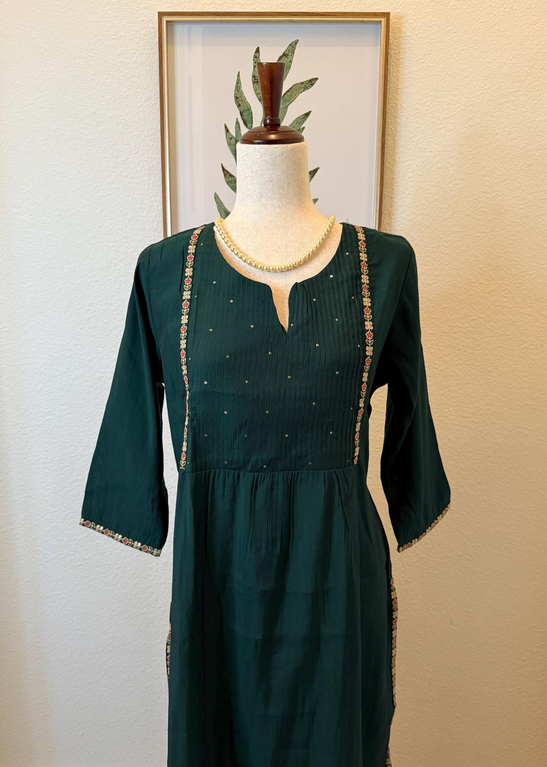 Green Embroidered Silk Blend Kurta | Elegant Ethnic Wear for Wedding, Party, Festival & Special Occasions