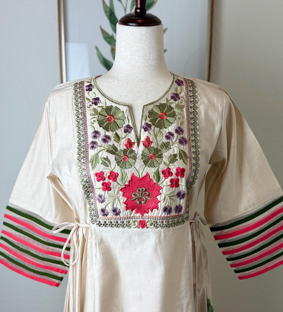 Cream Color Kurta Set