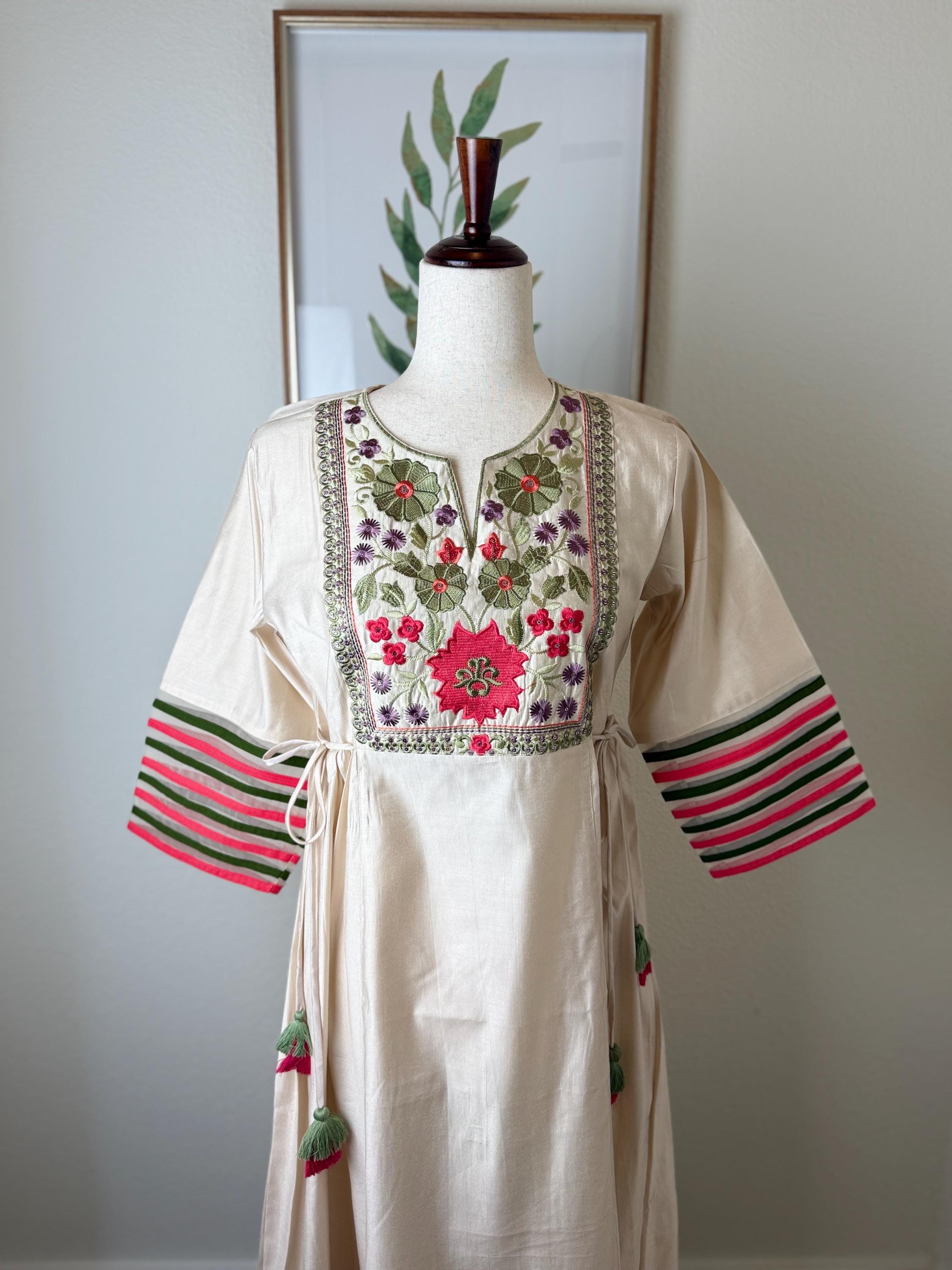 Cream Color Kurta Set