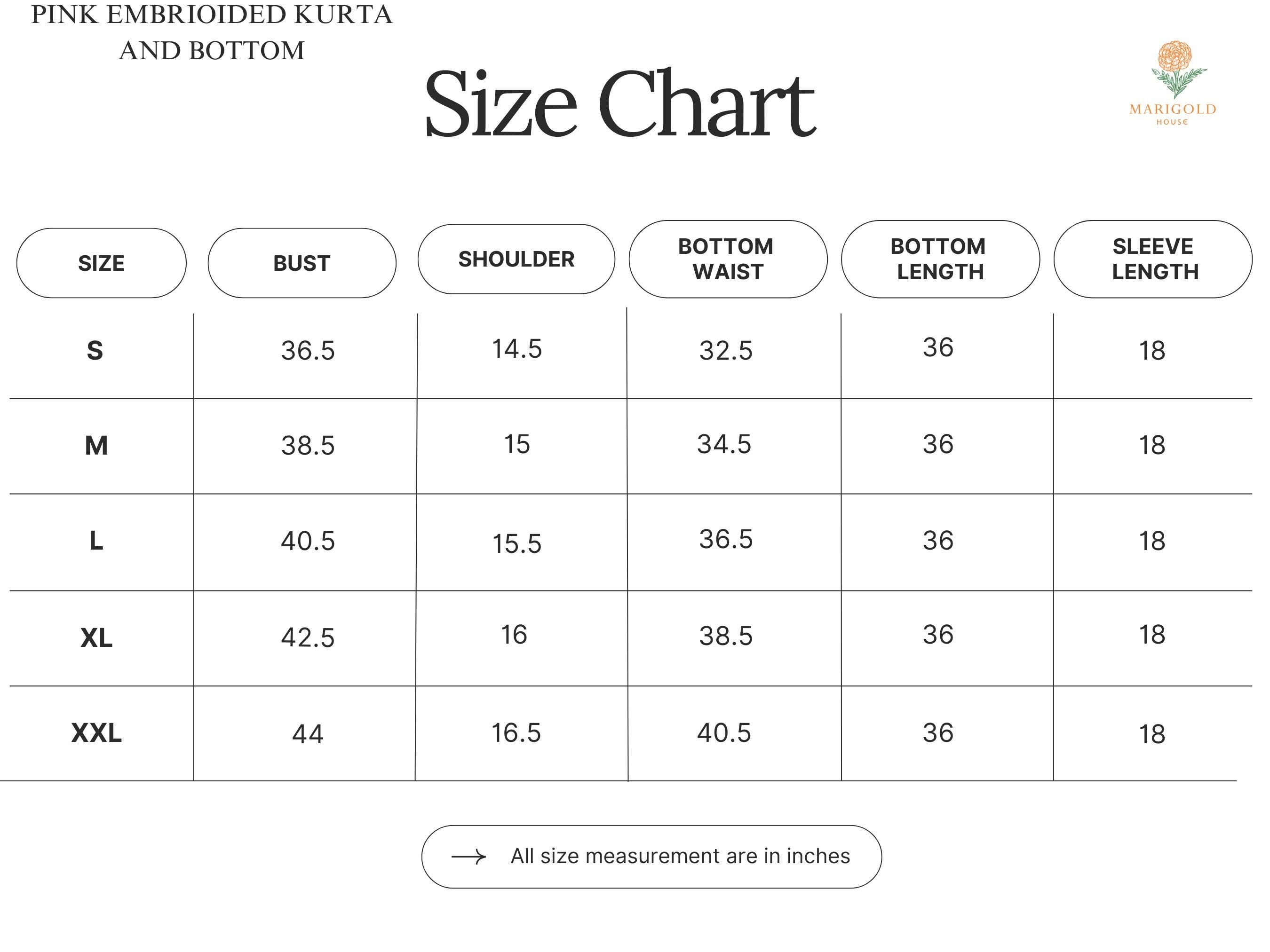 Pink embroided kurta set