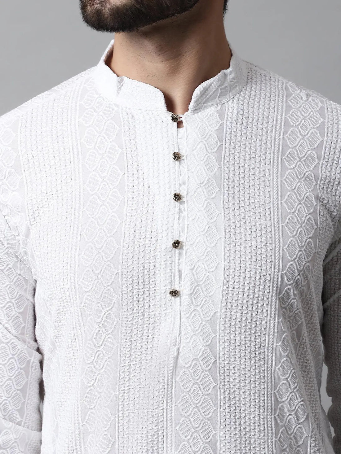 Men’s Pure White Kurta Set